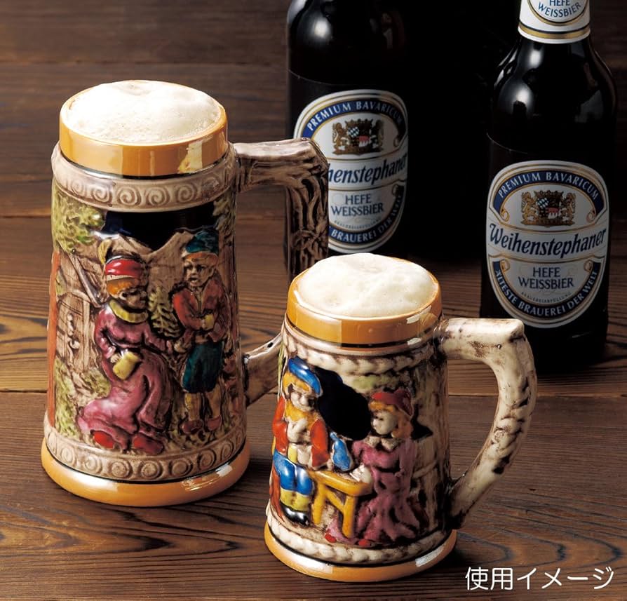 “Mahon Made Stoneware” Beerマグ （ジョッキ）ペア Mahon Made Stoneware” Beerマグ （ジョッキ）ペア - メルカリ
